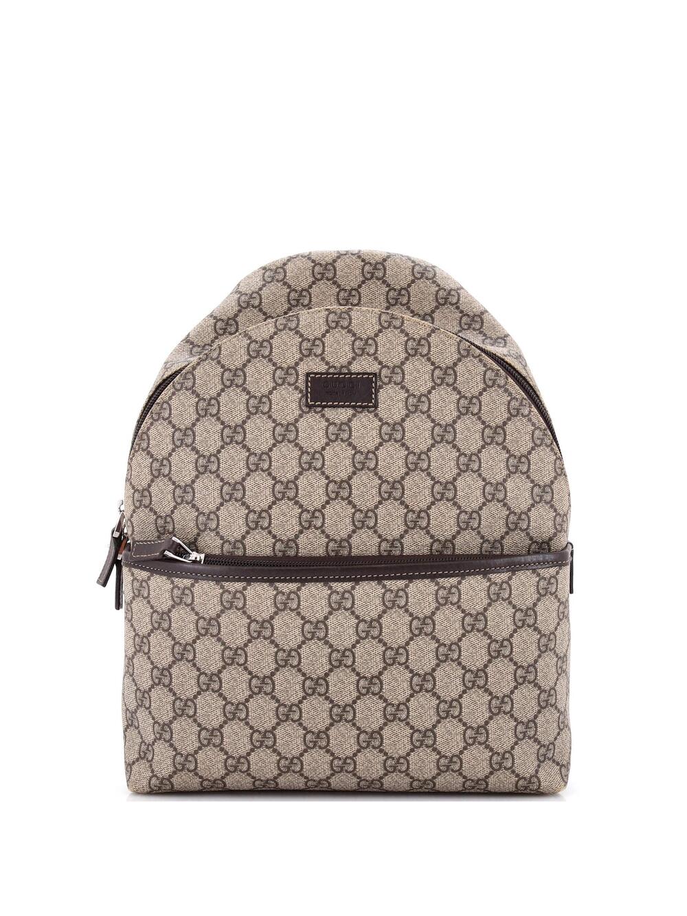 Gucci Front Pocket Backpack Gg Coated #366252G91B